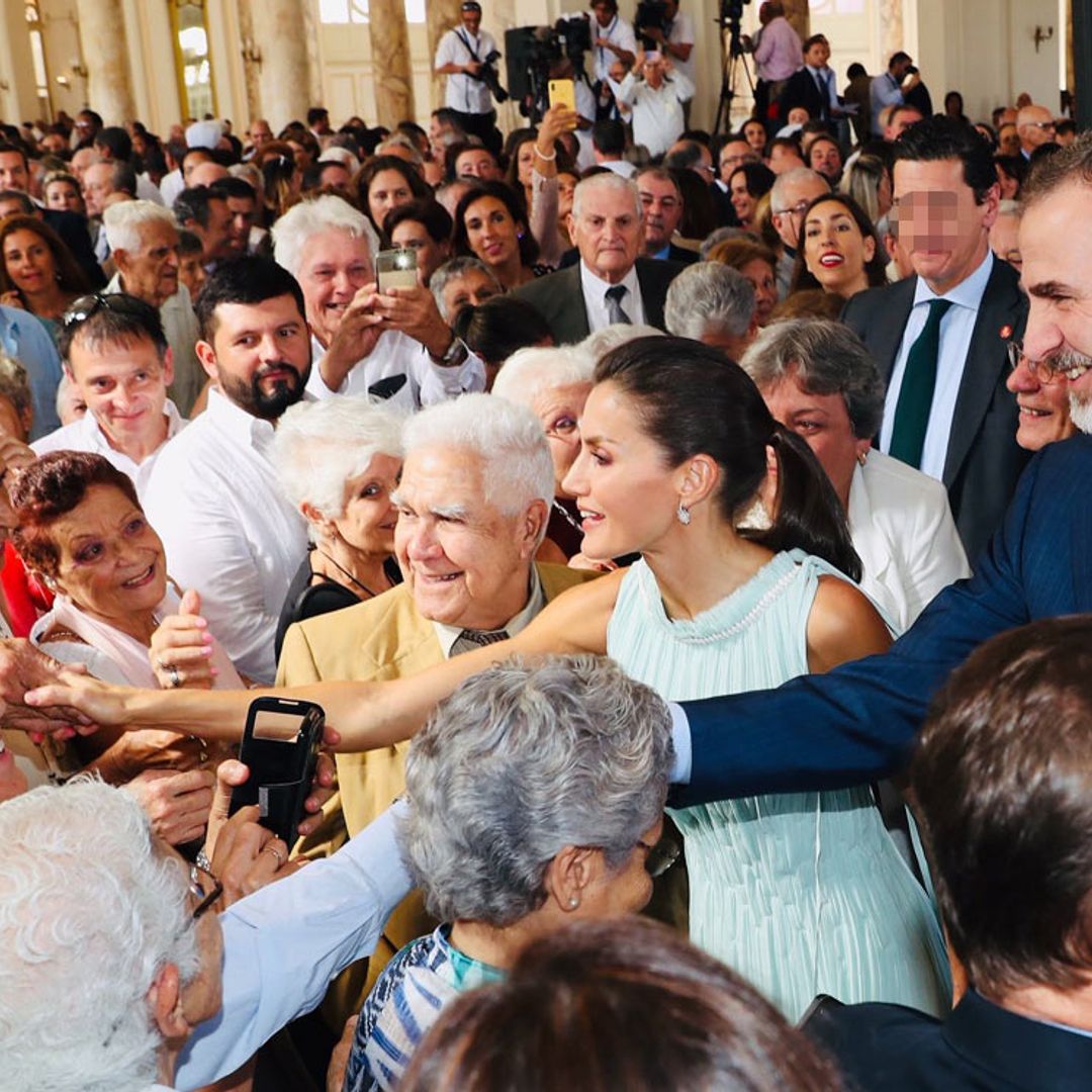 De un encuentro con sabor español a un evento literario: la intensa agenda de los Reyes en Cuba