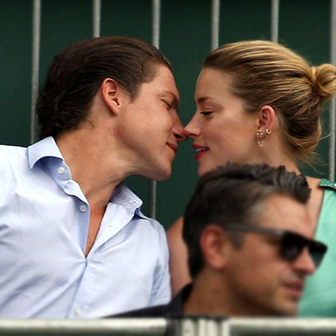 Amber Heard y Vito Schnabel confirman su relación en Wimbledon