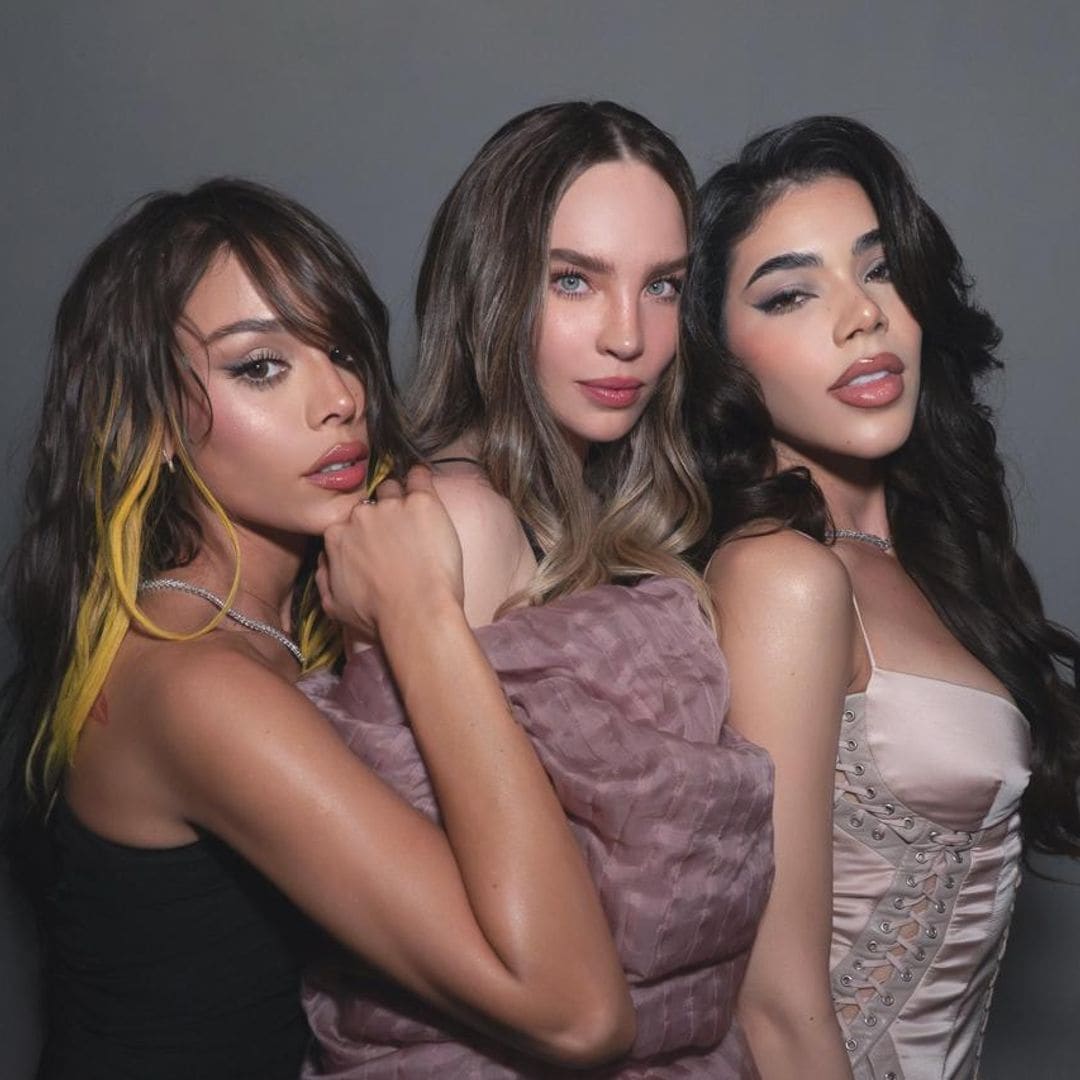 Belinda celebra en pijama junto a Danna y Kenia Os el lanzamiento de su disco 'Indómita'