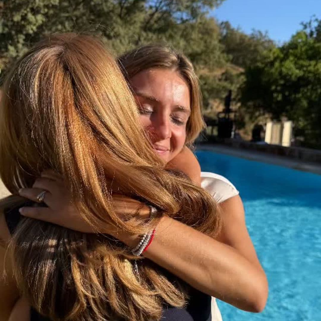 Sandra Barneda el día de su 50 cumpleaños con Beatriz Archidona