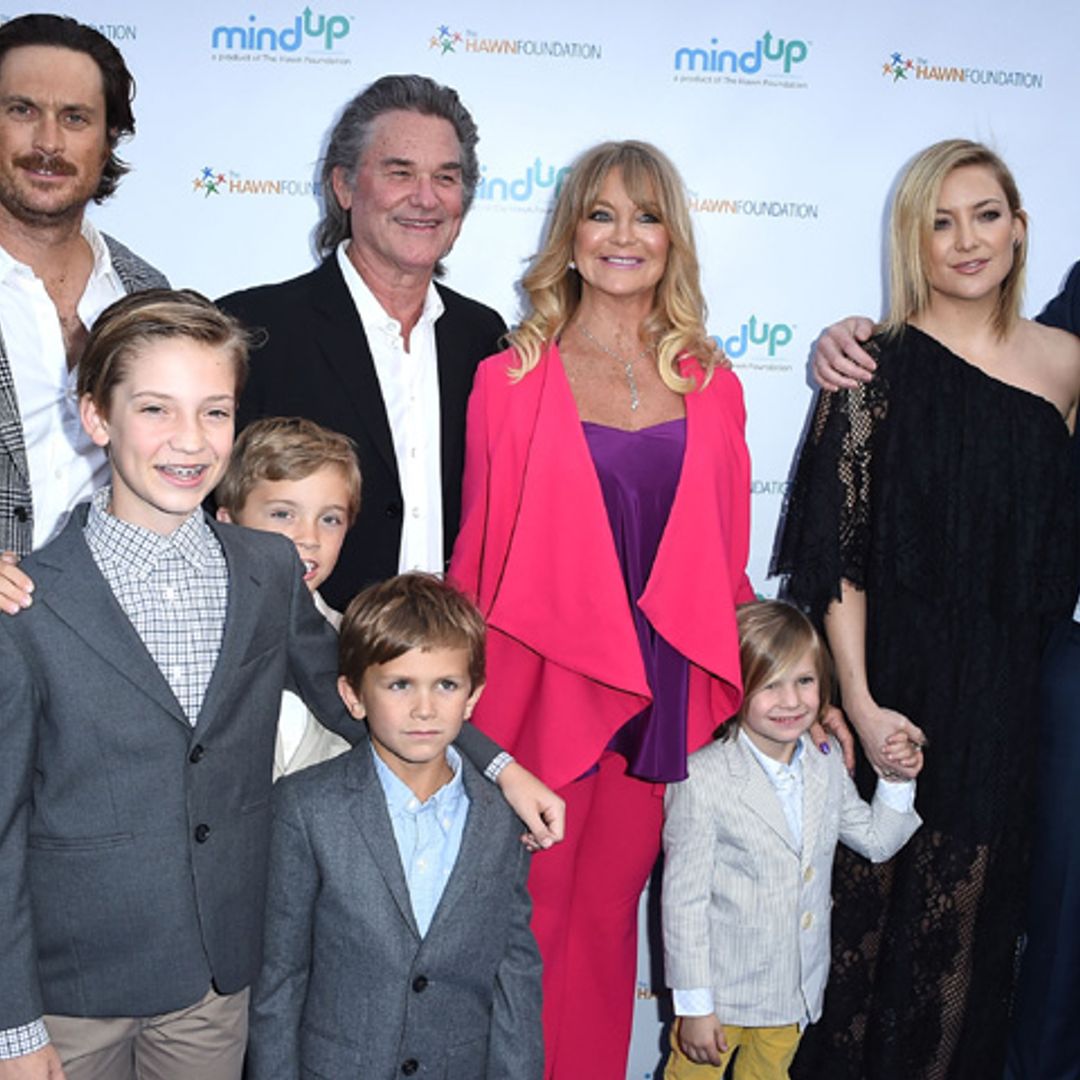¡La familia al completo! El posado más especial de Goldie Hawn