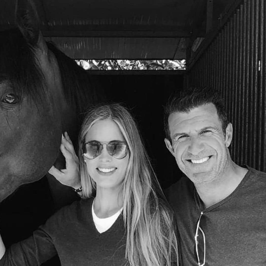 Helene Svedin y Luis Figo: un matrimonio de concurso y enamorado, en la hípica