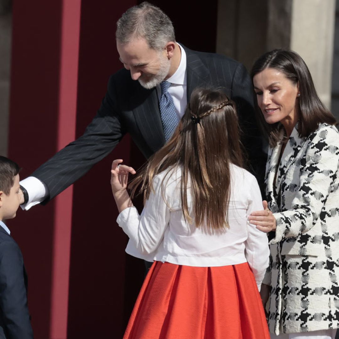 Los Reyes abren el Palacio Real para celebrar la gran fiesta de la Policía Nacional