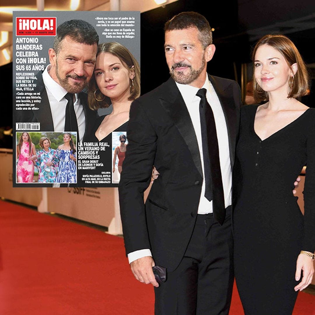 Antonio Banderas reflexiona en ¡HOLA! sobre su vida y su hija Stella: "Que se case en España es algo que me llena de orgullo"