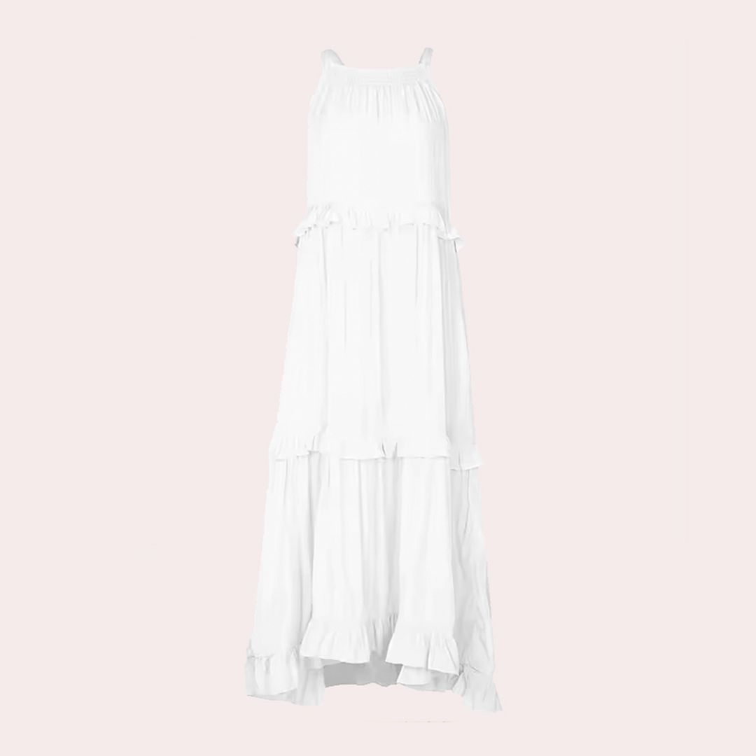 Un vestido blanco