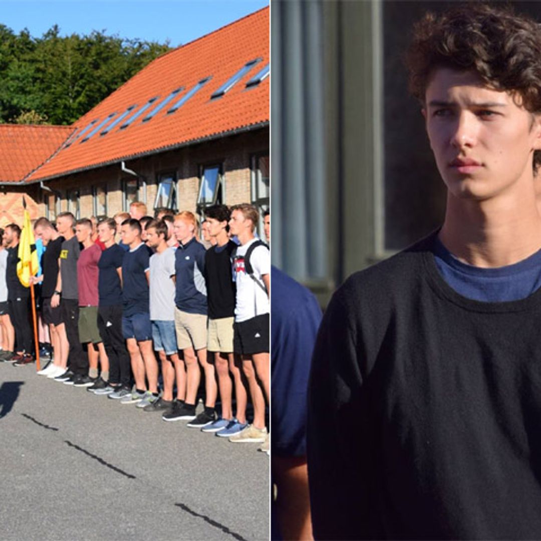 El primer día de un cadete llamado Nicolás de Dinamarca