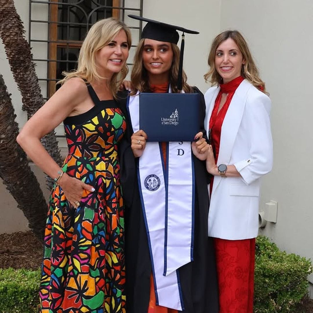 Natalia, primogénita de Ramón García y Patricia Cerezo, se gradúa en la Universidad de San Diego