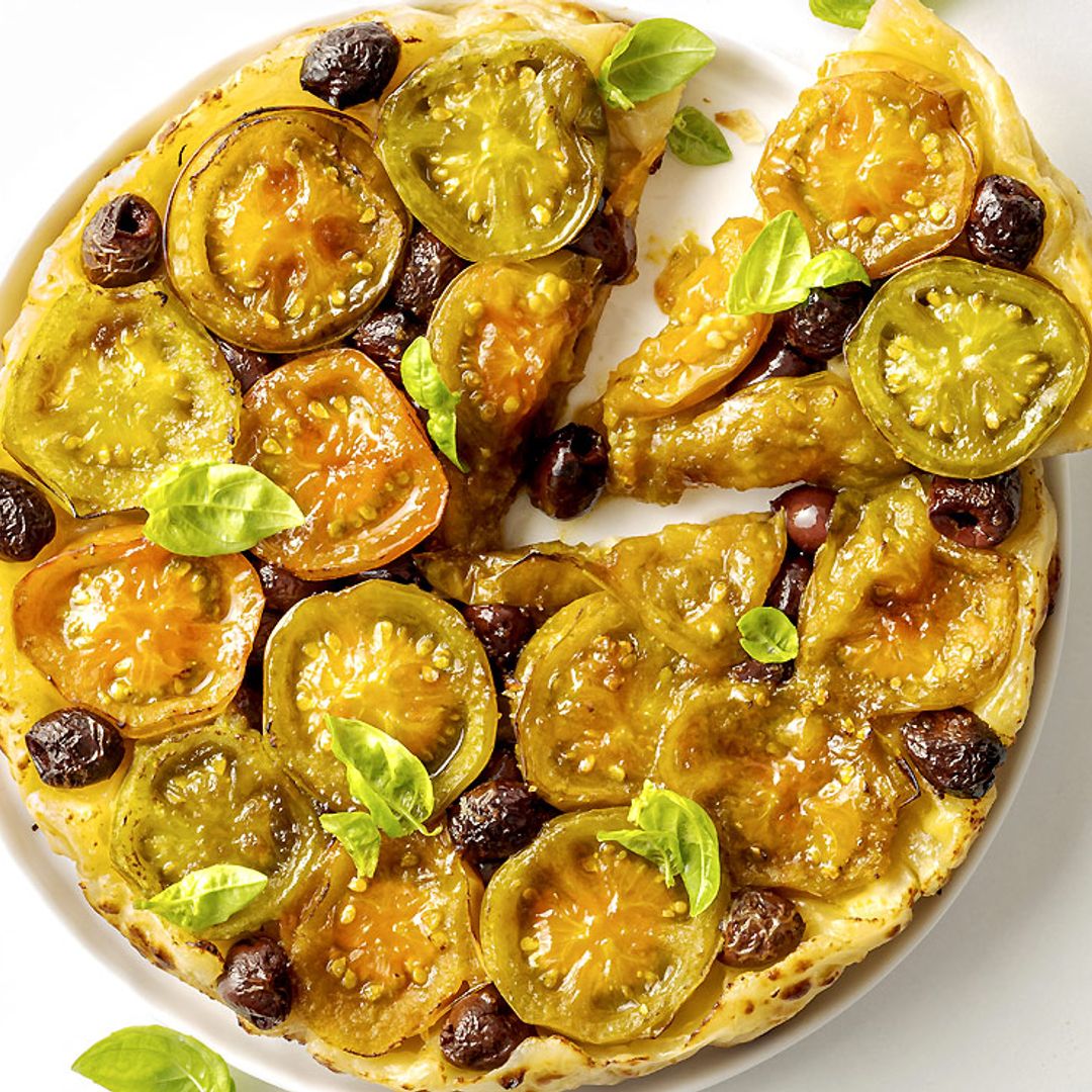 Tarta 'tatin' de tomates