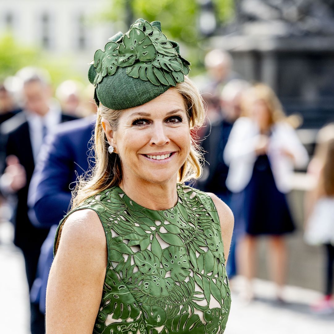 El tocado de Máxima de Holanda en Praga y su peinado perfecto para invitadas
