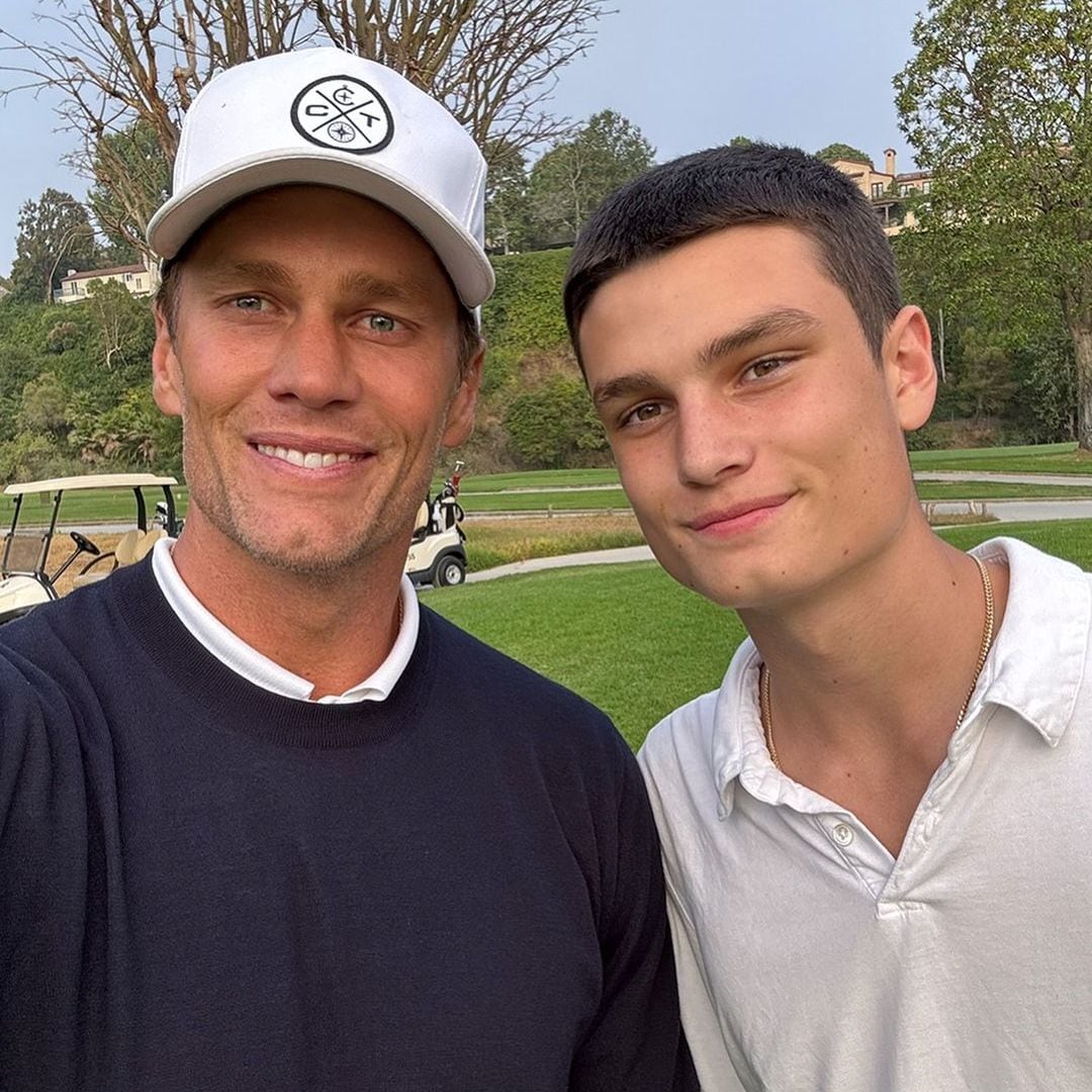 Tom Brady y su hijo Jack