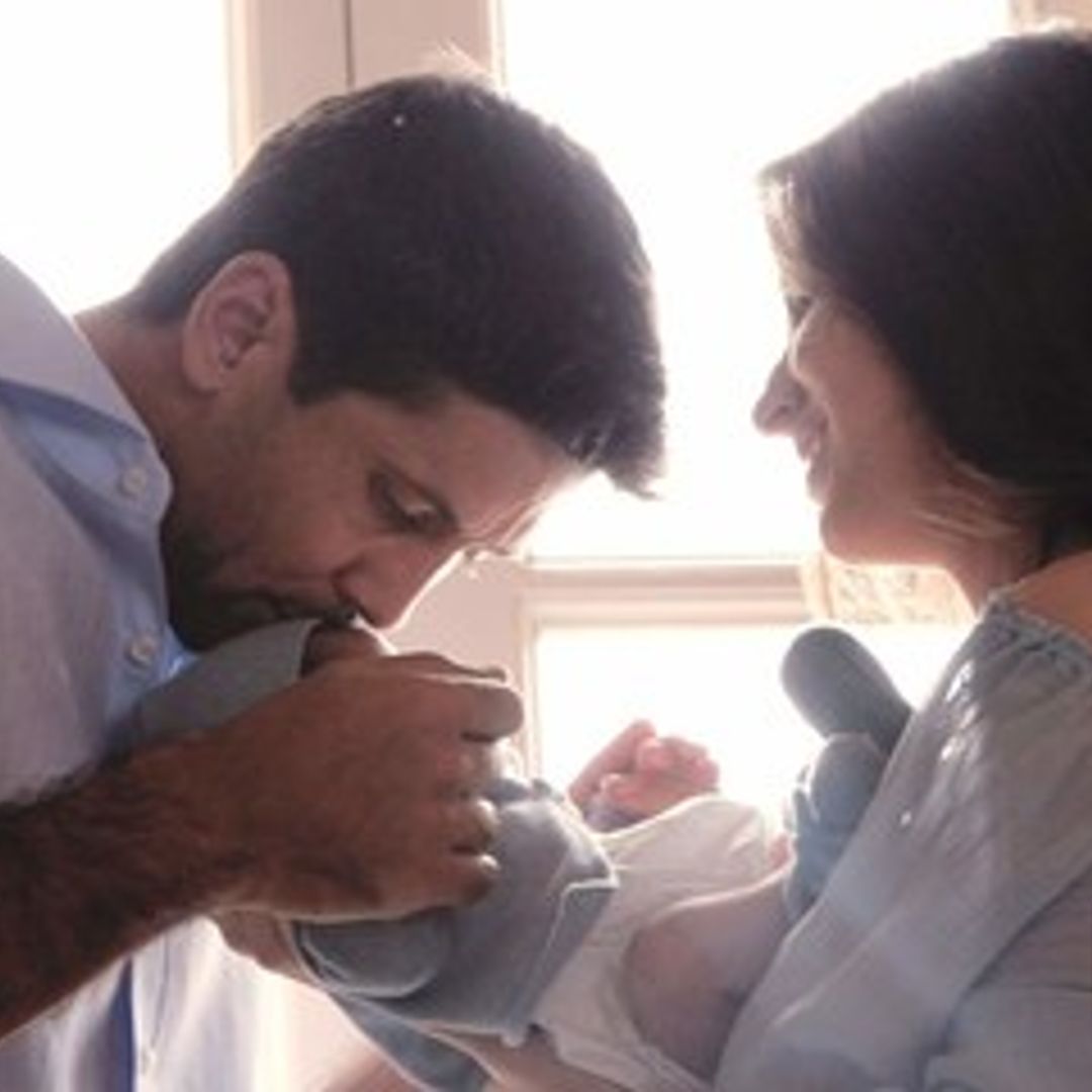 El tierno momento de Ana Boyer con su bebé