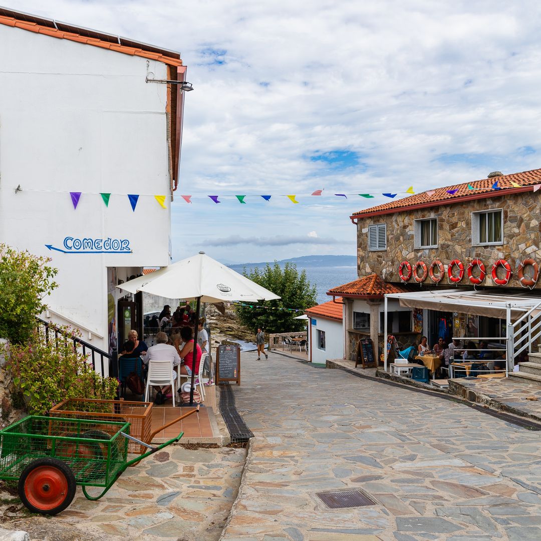 Casas y restaurantes en la isla de Ons, Pontevedra
