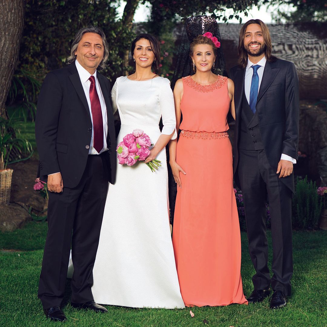 Una foto familiar de la boda nupcial entre Sara Verdasco y Juan Carmona