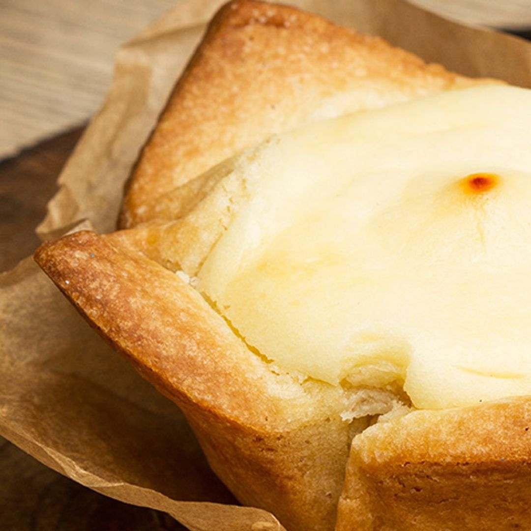 Inspiración norteña: tarta de queso de Cabrales al horno