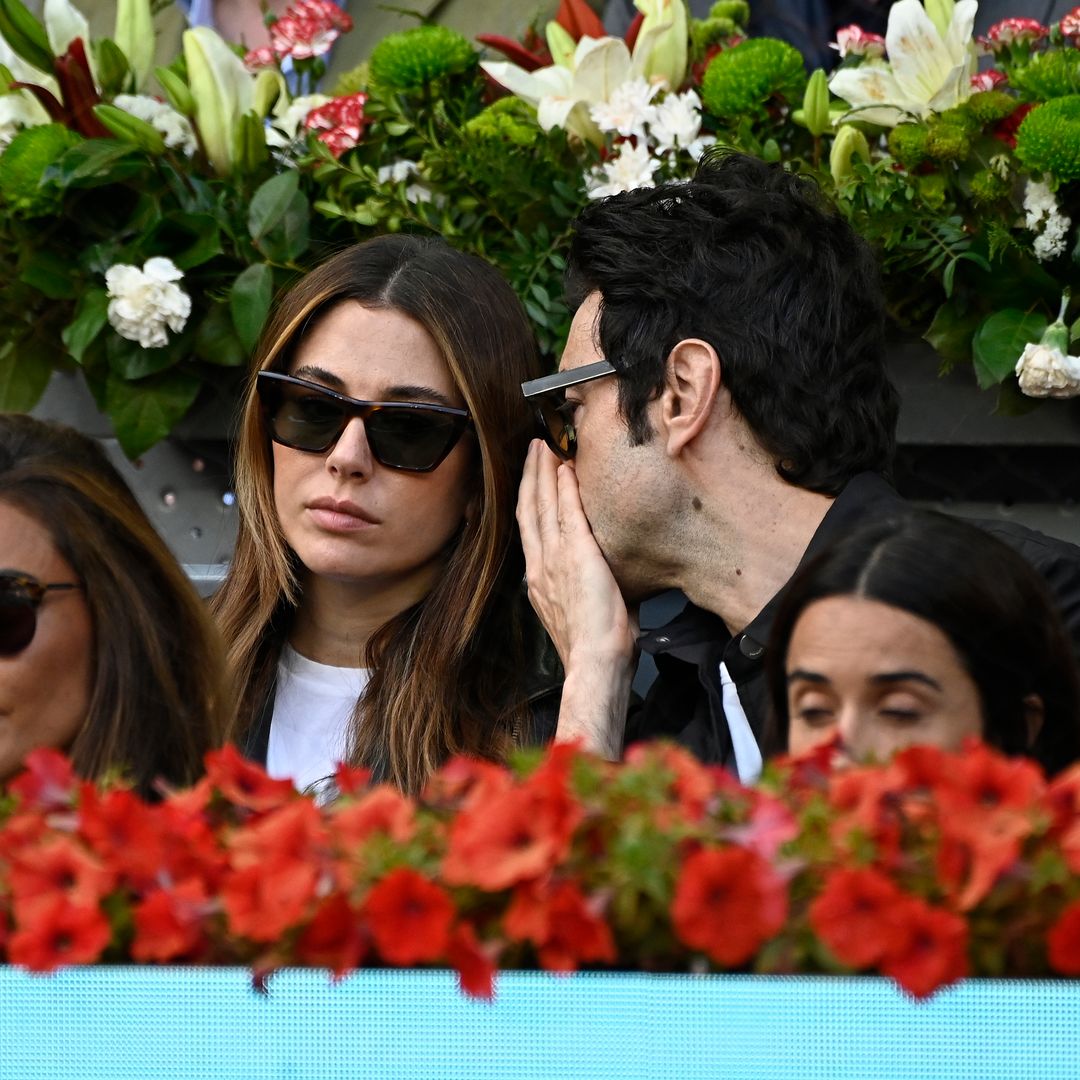 Blanca Suárez y Javier Rey durante la final masculina del Mutua Madrid Open de tenis, a 4 de mayo de 2025, en Madrid (España)

Francisco Guerra / Europa Press
GENTE;TENIS
04/5/2025