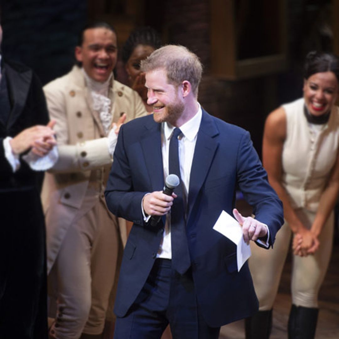 ¿De aquí a Broadway? El príncipe Harry se arranca a cantar en el musical 'Hamilton'