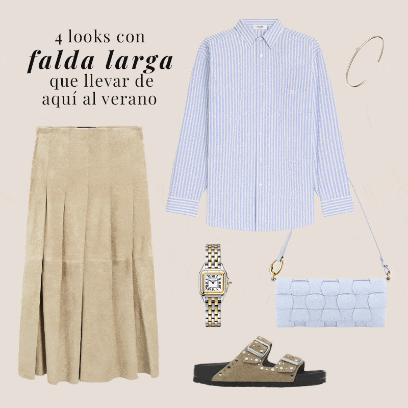 Confía en nuestra estilista: 4 looks con falda larga que podrás usar una y otra vez hasta el final del verano  