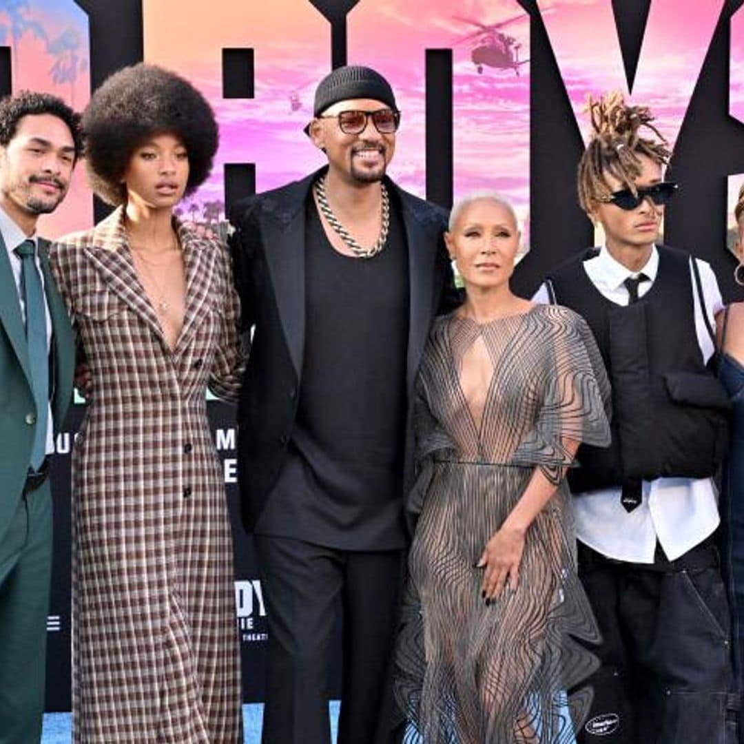 Cobijado por el cariño de su familia, Will Smith celebra el estreno de su cinta junto a Jada Pinkett y sus hijos