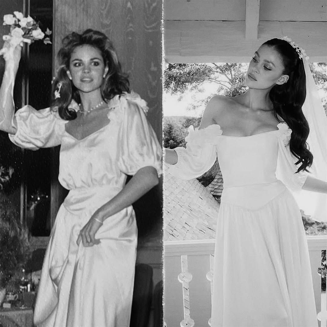 Vestido utilizado por la mamá de Nicola, Claudia, el día de su boda