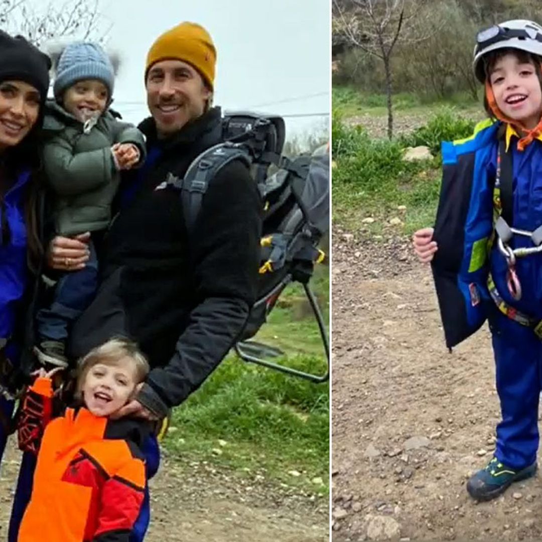 La aventura a lo Indiana Jones de Sergio Ramos y Pilar Rubio con sus hijos