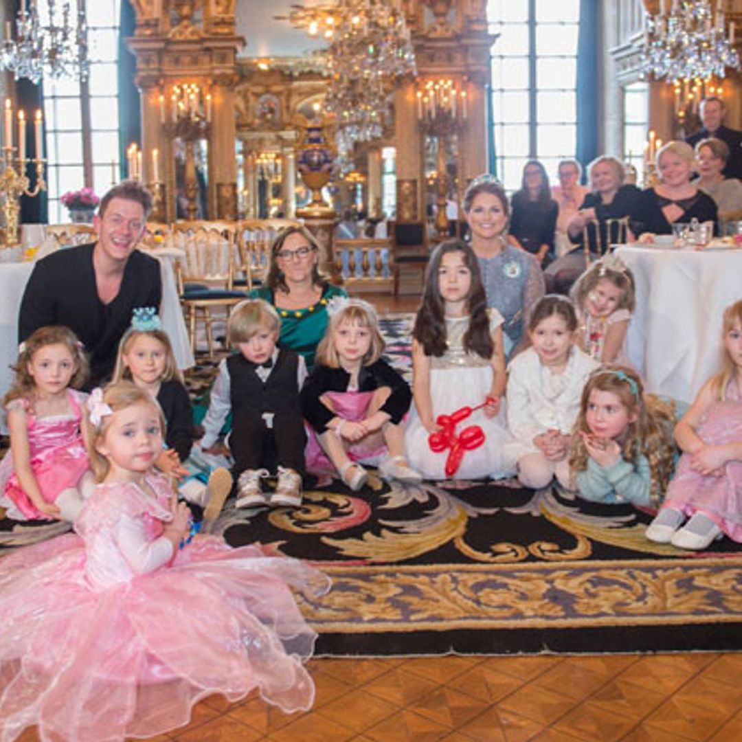 Entramos en la fiesta de cuento de hadas de Magdalena y Leonore de Suecia