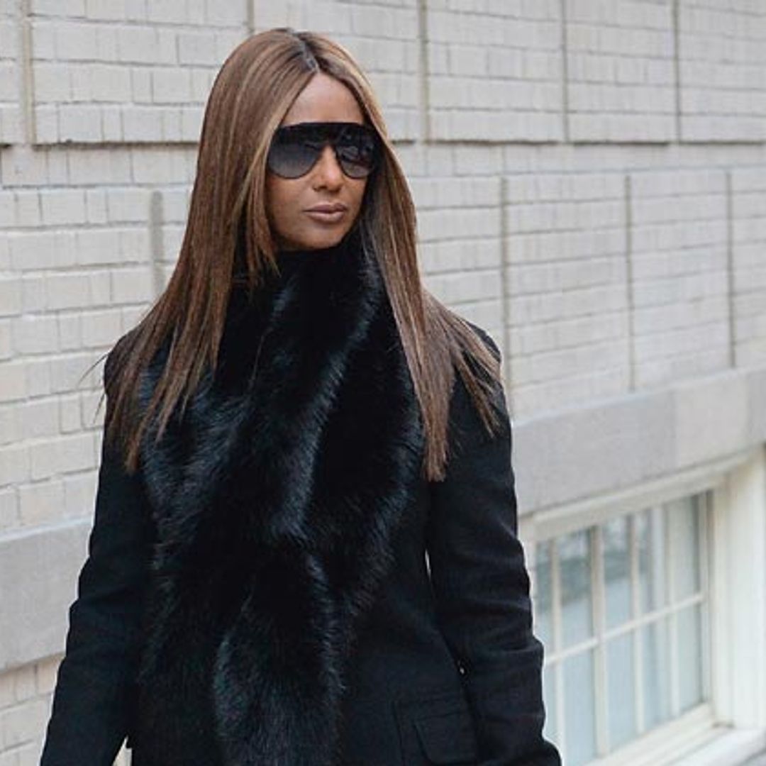 La primera imagen de Iman tras la muerte de su marido, David Bowie