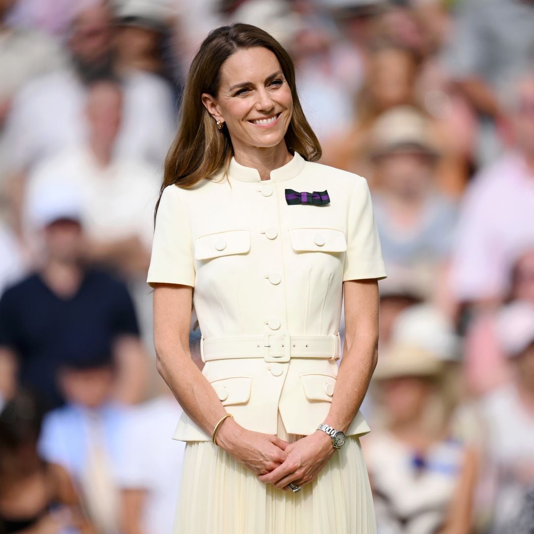 Kate Middleton luce un romántico regalo del príncipe William en Wimbledon