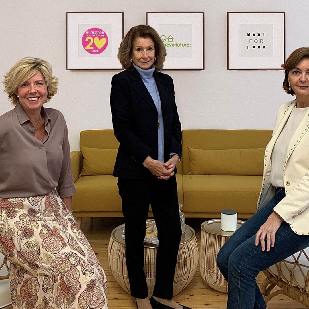 Simoneta Gómez-Acebo presenta la nueva edición (virtual) del rastrillo Nuevo Futuro, el gran sueño de doña Pilar