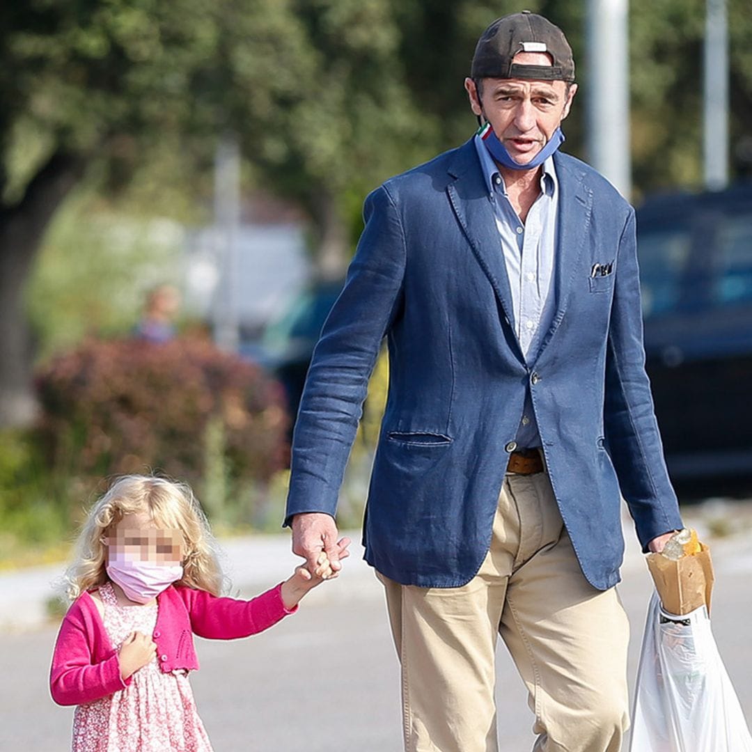 La jornada cultural de Alessandro Lequio con su hija Ena