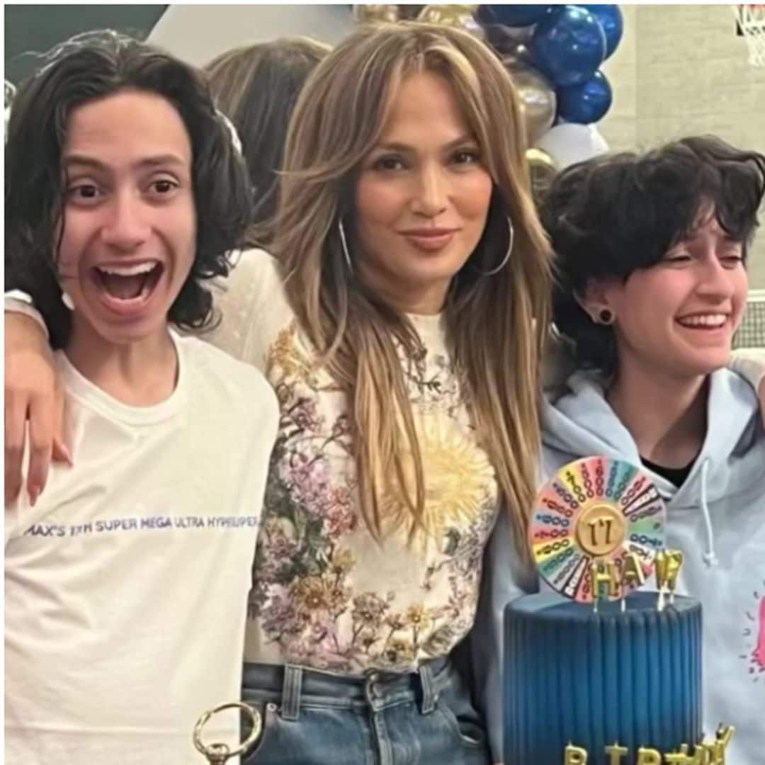 Así celebró Jennifer Lopez a sus mellizos Emme y Max en su cumpleaños 17