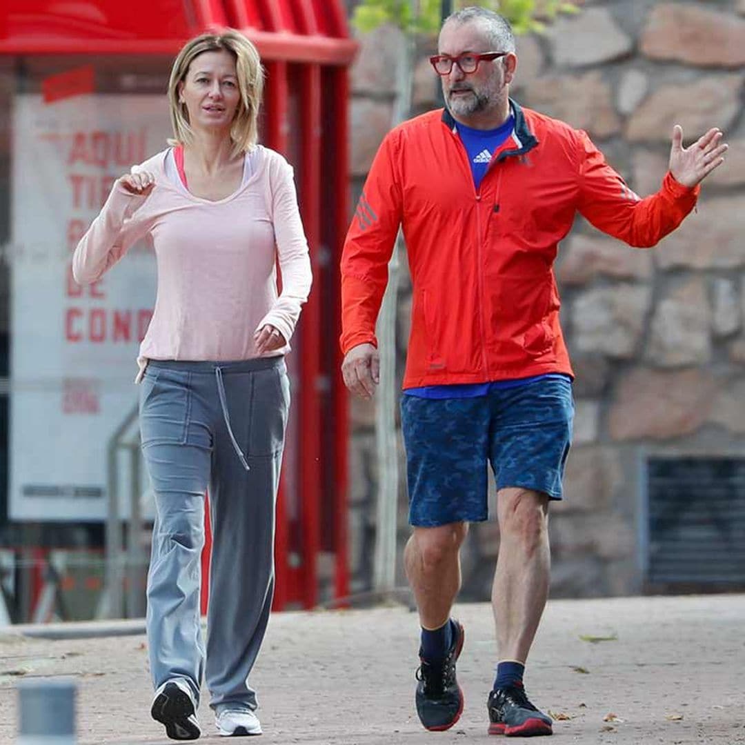 Susanna Griso y su marido, paseo para dos durante el confinamiento