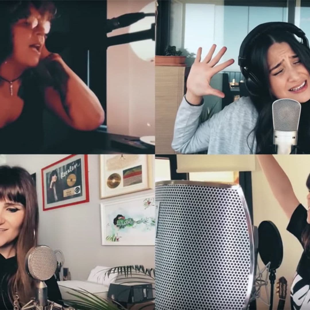 Melendi, Manuel Carrasco, Rozalén, Vanesa Martín y muchos más cantan el himno 'Resistiré'