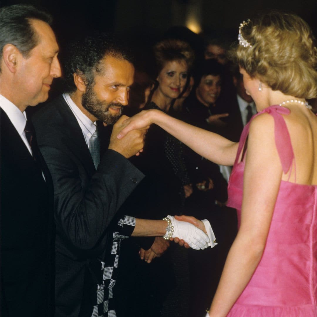 Gianni Versace y Diana de Gales (1985)