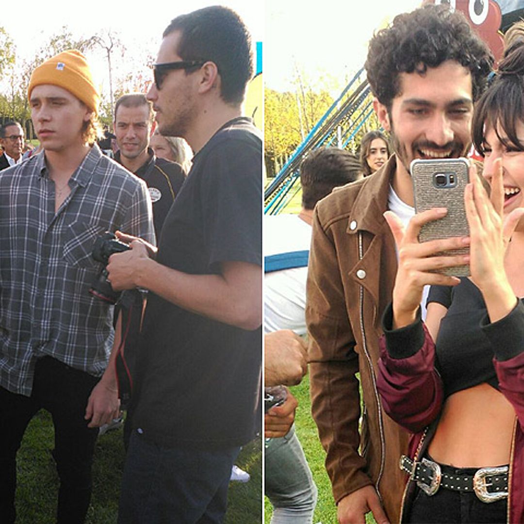 Muchas fotos pero ni una sola palabra: Así fue la fugaz visita de Brooklyn Beckham a Galicia