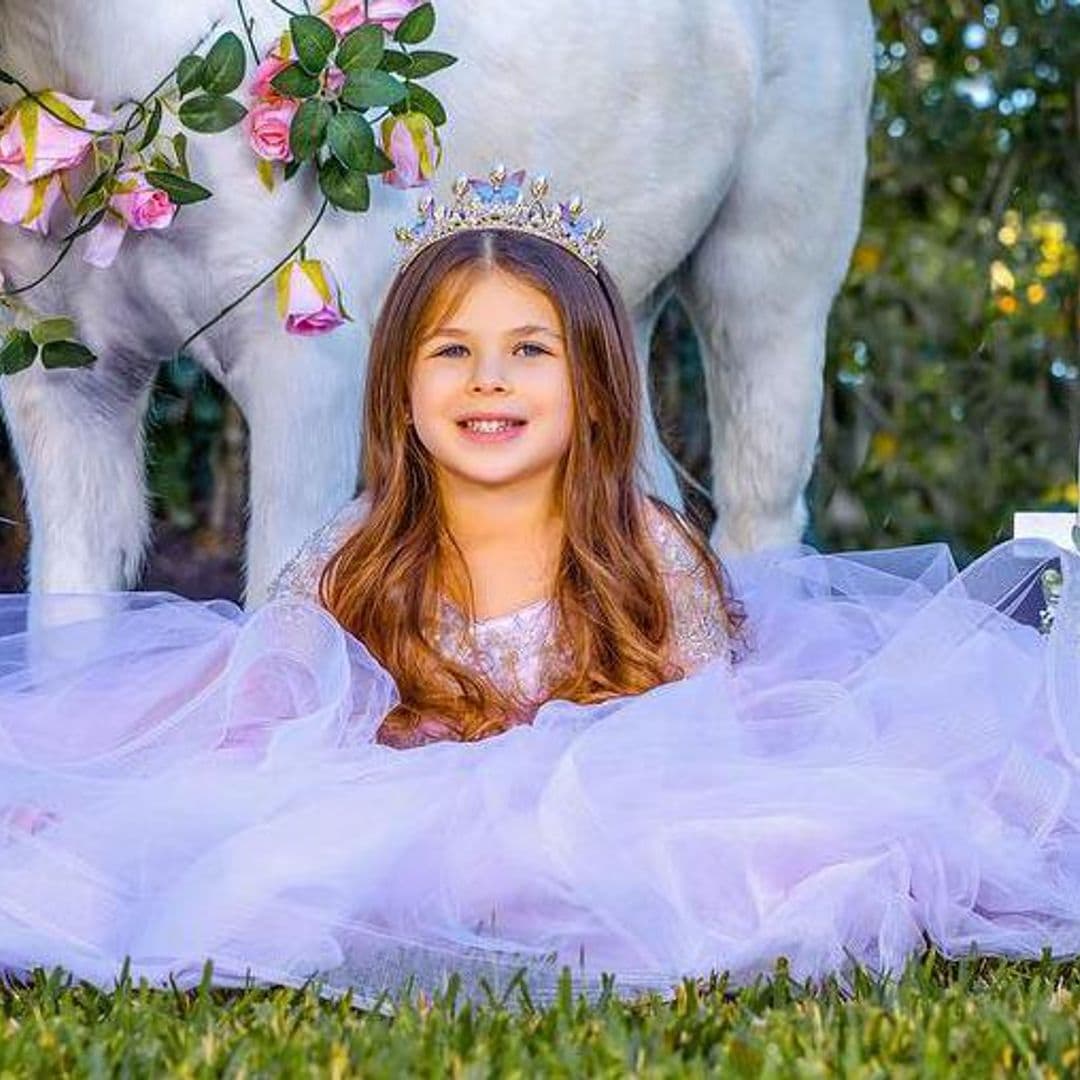 Con spa y pasarela de modas, Luna, la hija de Ximena Duque y Jay Adkins, celebra sus seis años