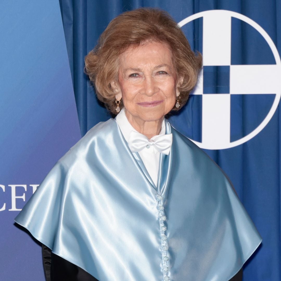 Plano medio de la reina Sofía en su acto de proclamación de doctora Honoris Causa