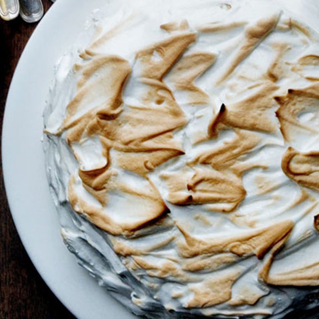 Tarta de merengue de limón