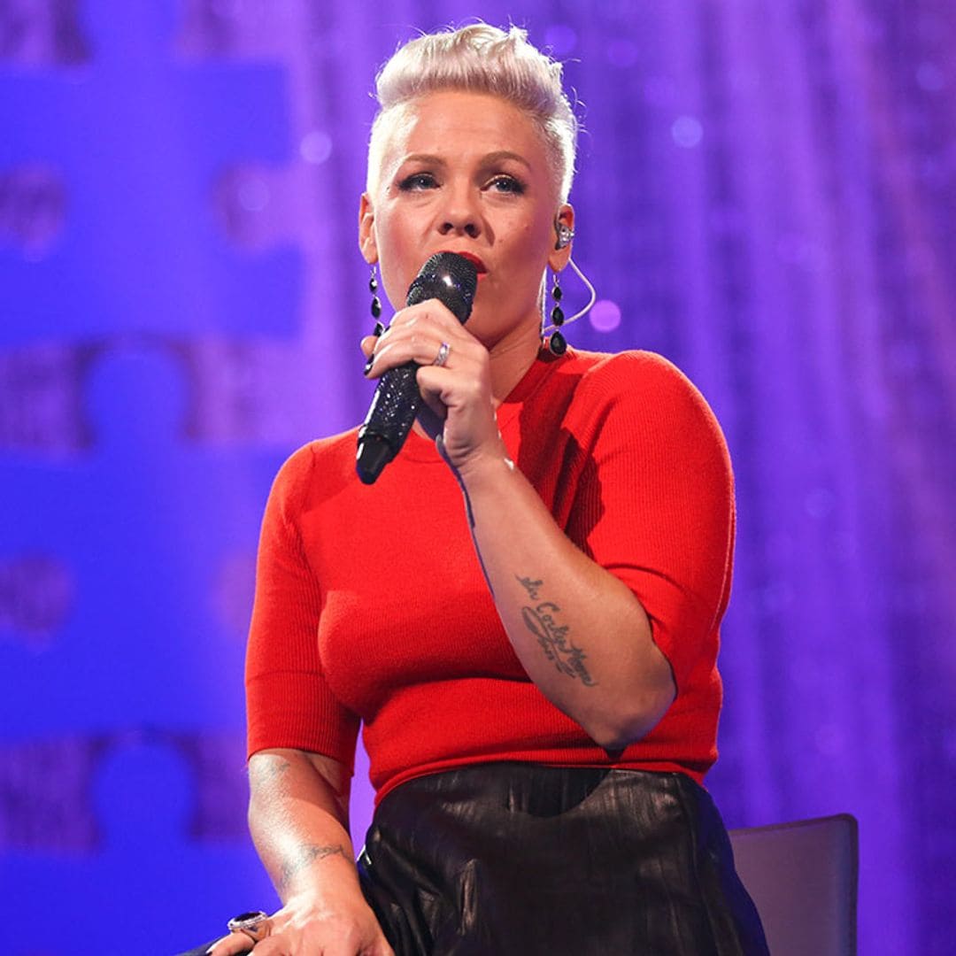 ¡Tremendo susto! Se incendia el avión privado de Pink con su equipo dentro