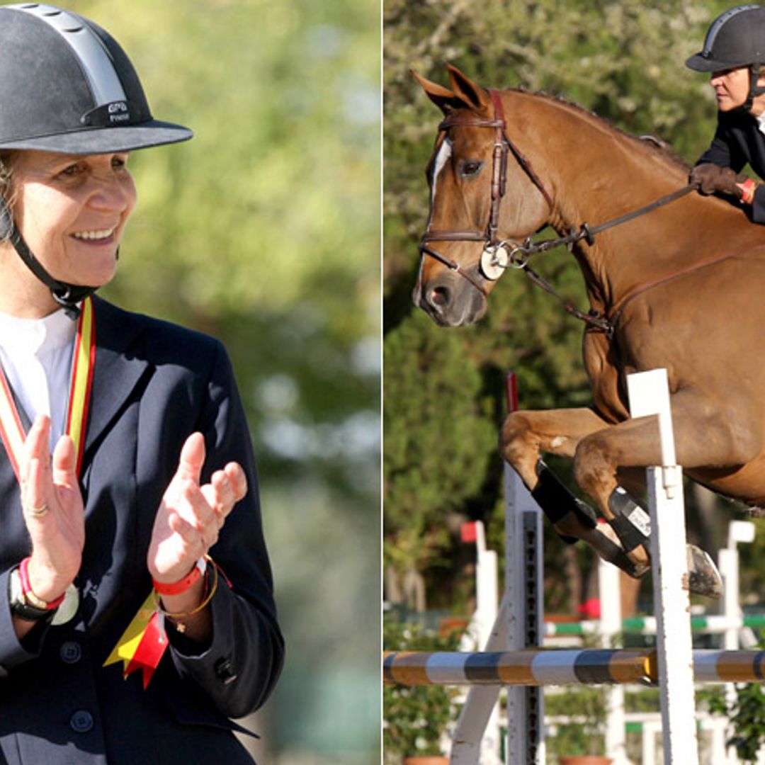 La infanta Elena se 'corona' en la hípica con el título de subcampeona de España de Salto ‘amateur'