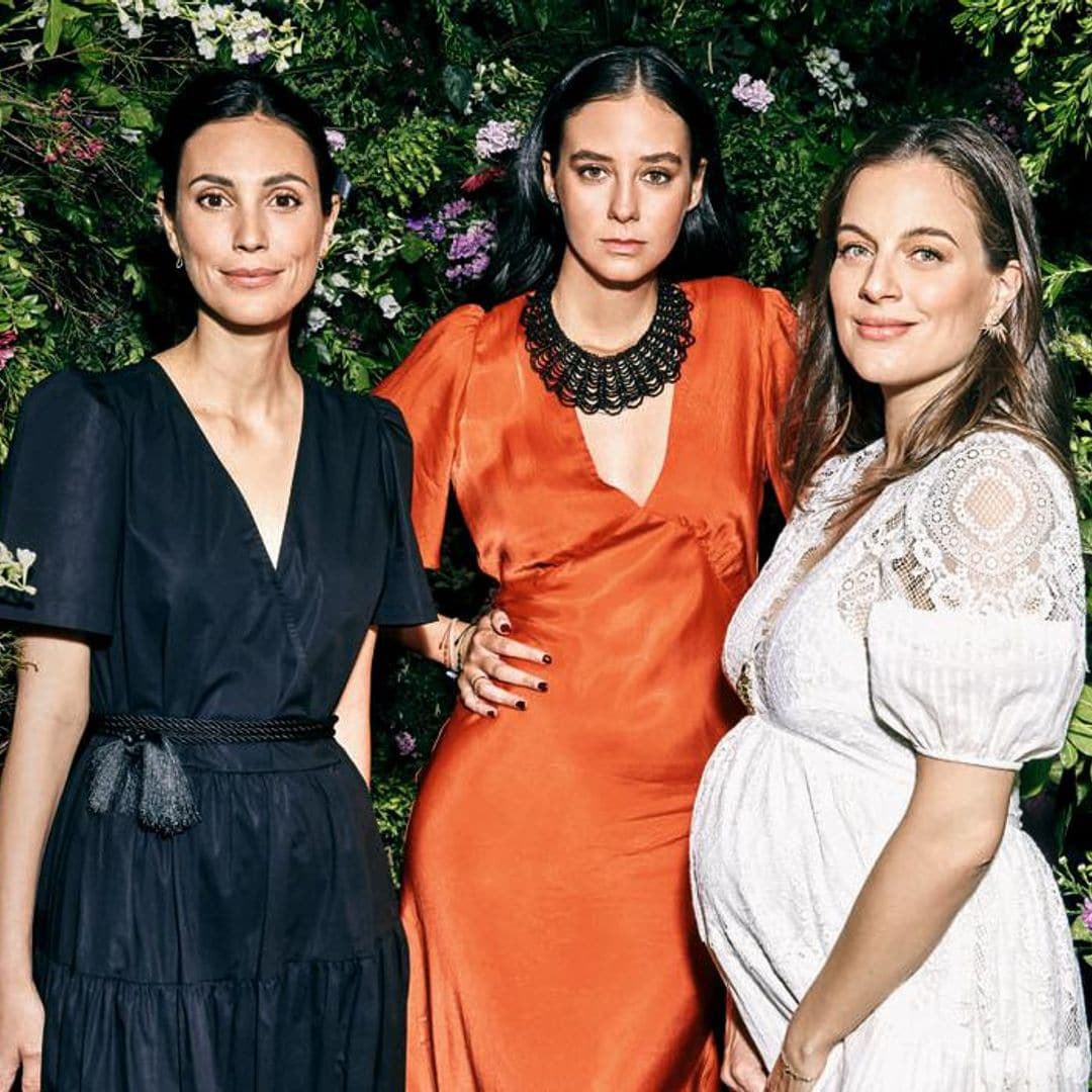 Victoria de Marichalar, Alessandra de Osma y Cleopatra Zu Oettingen-Spielberg las princesas de la moda, reunidas en la fiesta de la Primavera de ¡HOLA!