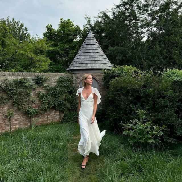 Olympia de Grecia con vestido de Chloe