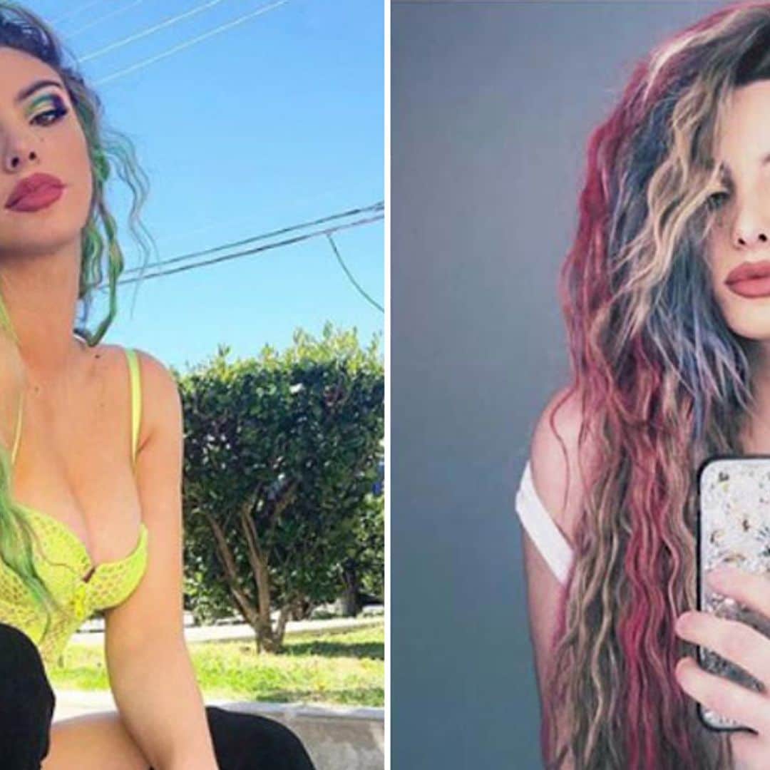 Lele Pons y sus llamativos cambios de color de cabello