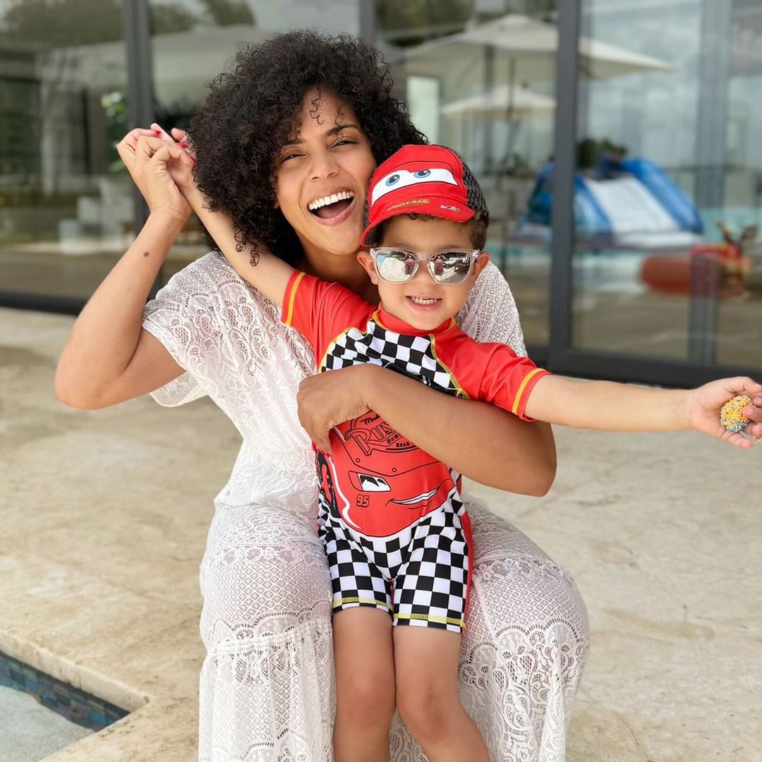 Francisca celebra los tres años de Gennaro en su natal República Dominicana