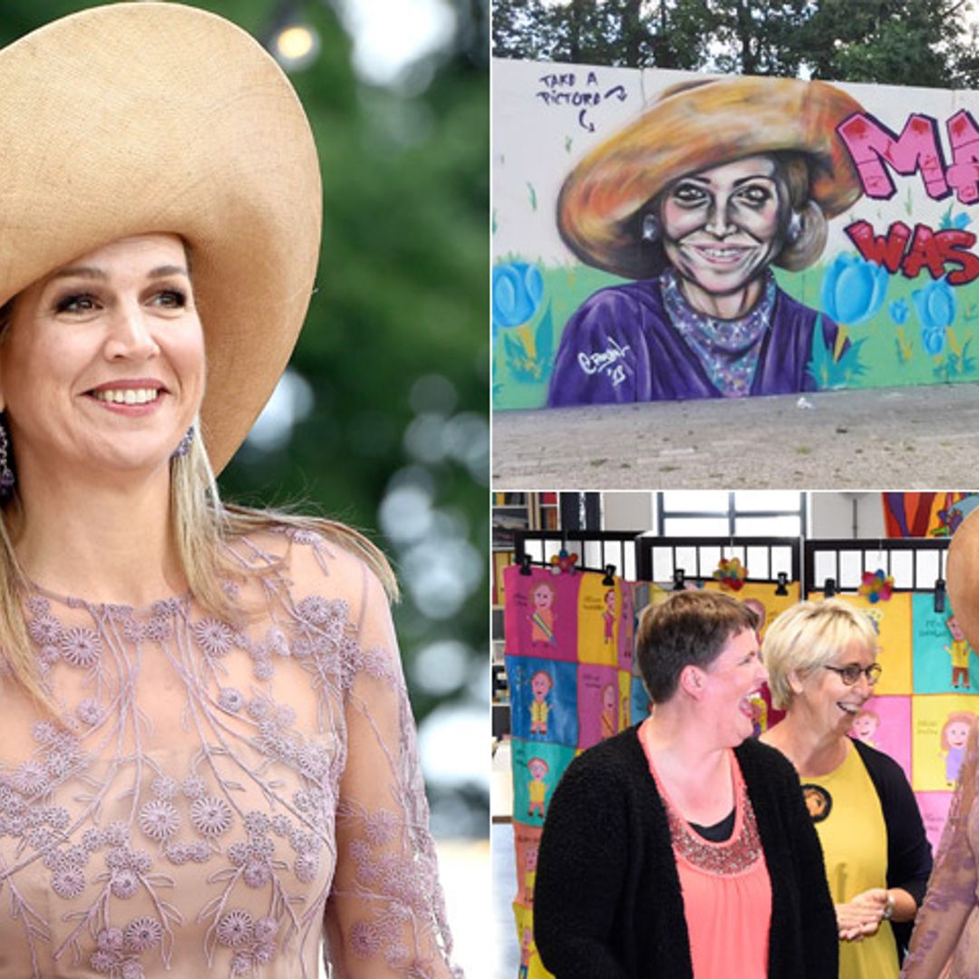 ¡Vuelve la musa! Máxima de Holanda inspira arte urbano