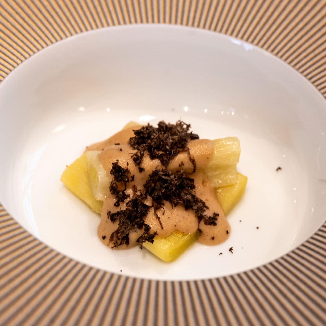 Plato del restaurante Pascua, hotel Eunice, Salamanca
