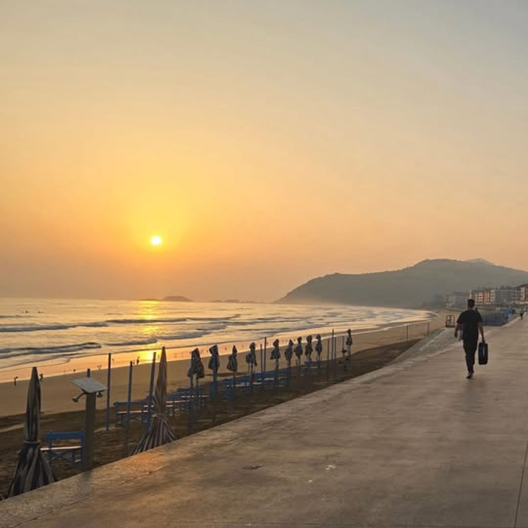 Malecón de la playa de Zarautz, Guipúzcoa