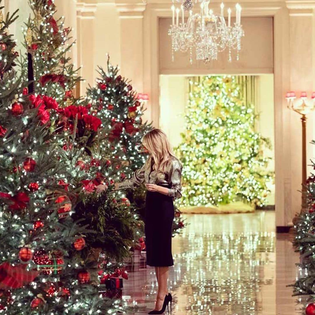 Donald y Melania Trump pasan sus últimas fiestas en la Casa Blanca: así han sido sus cuatro navidades
