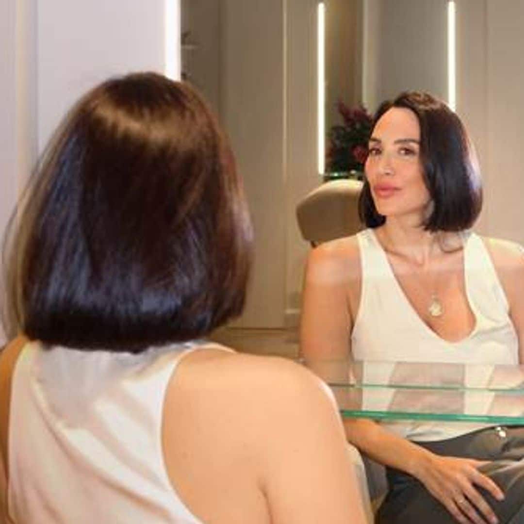 Cambio de look Tamara Falcó surreal color foto en la peluquería