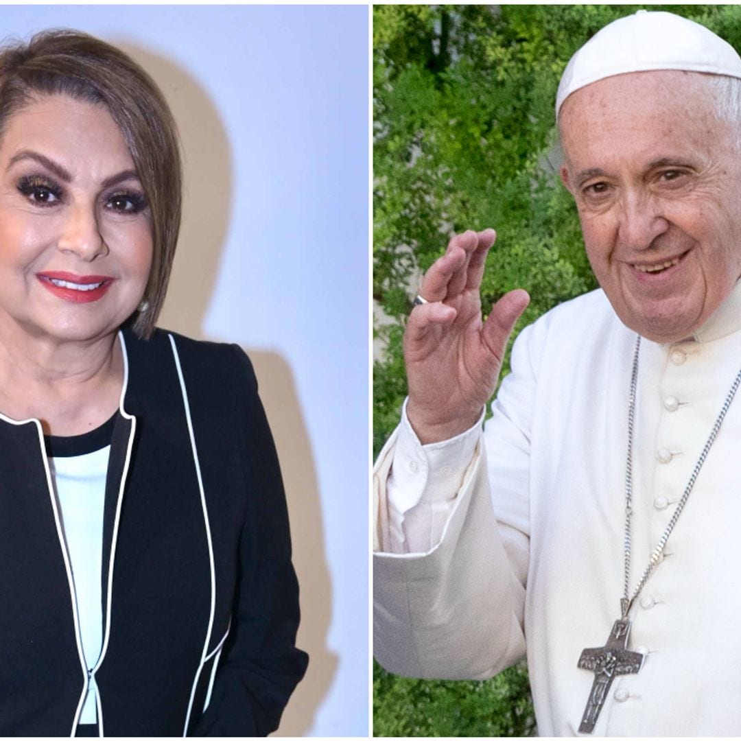La periodista María Antonieta Collins llora al recordar el mensaje que le envió el Papa Francisco