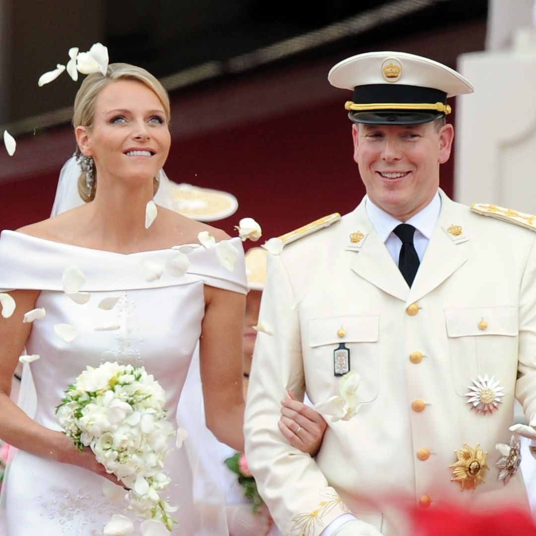 Charlène y Alberto de Mónaco en un retrato que celebra que están recién casados